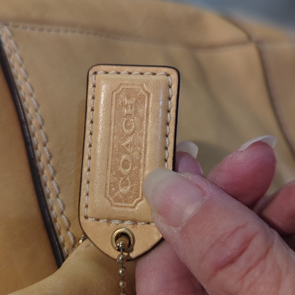 Coach 1941 Butterscotch Leather purse with Coach twilly Year Feb 2009 - Picture 4 of 12